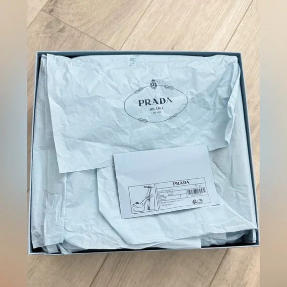 Prada Black Patent Leather Platform Heels - Picture 9 of 11